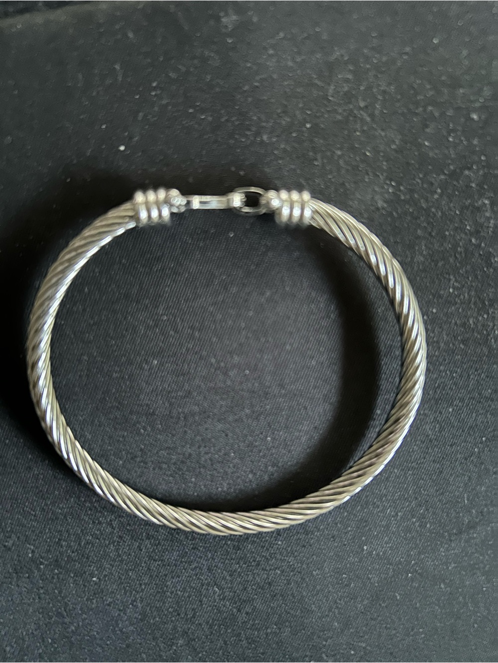 Women’s Twisted Cable Bracelet - Silver